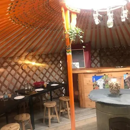 Mongolian Yurt Near Mont Blanc